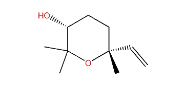 cis-Tetrahydro-2,2,6-trimethyl-6-vinyl-2H-pyran-3-ol
